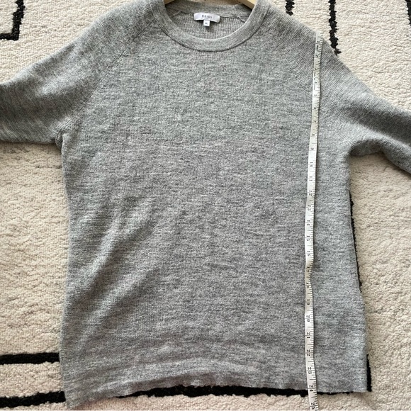 Reiss Hamlet Crew Neck Jumper, Grey - Picture 9 of 10